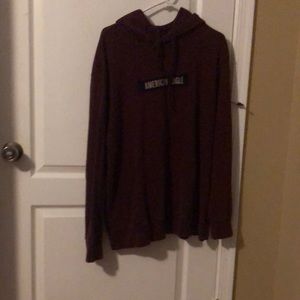 Burgundy sweatshirt